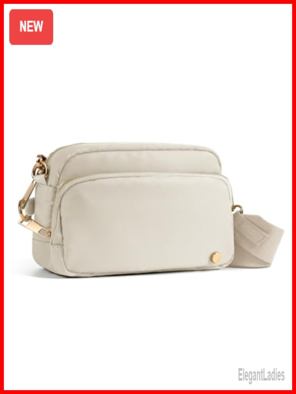 Anti Theft Crossbody Bag Slash Resistant RFID Blocking Nylon Travel Purse